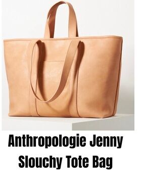 Anthropologie Jenny Slouchy Tote Bag